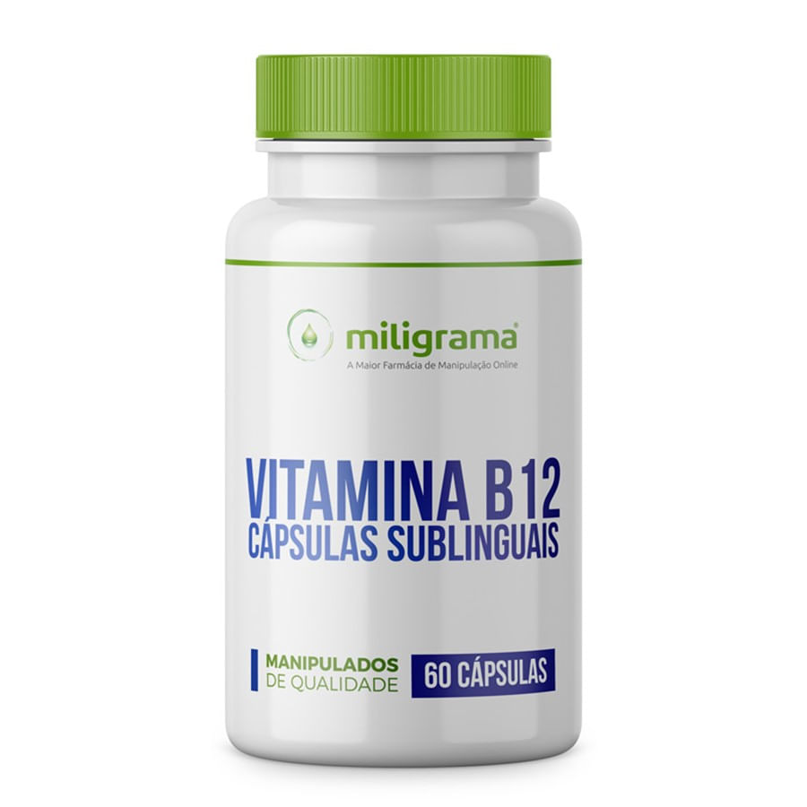 Vitamina B12 100mg 60 Comprimidos Sublinguais