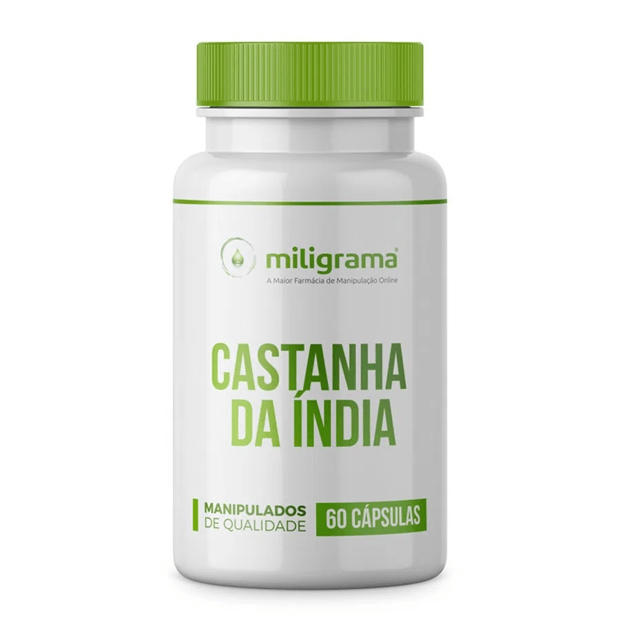 Castanha da Índia 500mg - 60 Cápsulas (60 Doses) - Recover Farma